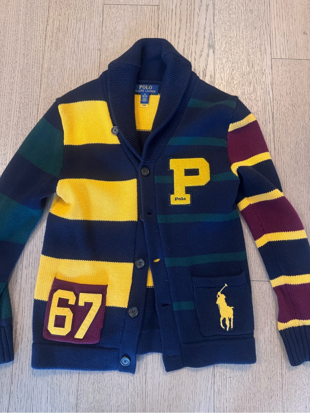 Ralph Lauren patchwork cardigan